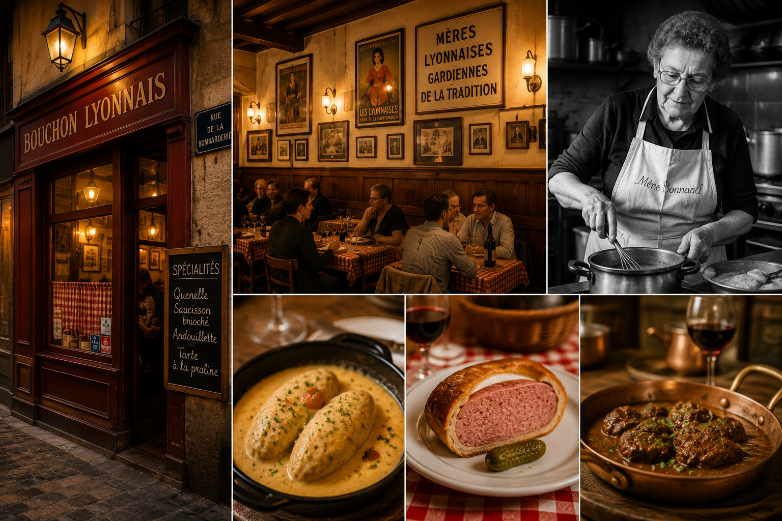 Qu'est-ce qu'un bouchon lyonnais ? Histoire et traditions